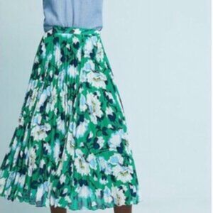 Maeve Anthropologie Claremont Pleated Skirt Size Small